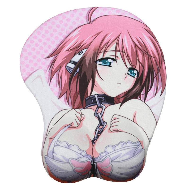 

Creative 3D Mouse Pad Mat drop shipping Pechos Borst Seins Custom Mousepad Japan Anime Harajuku Fashion