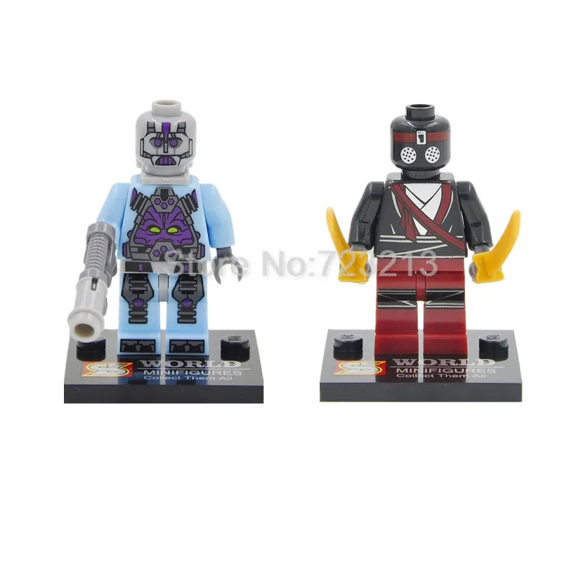 

SY176 Single Sale Cartoon Cute Building Blocks Legoingly Figure Set Bricks Educational Hero Toys For Children