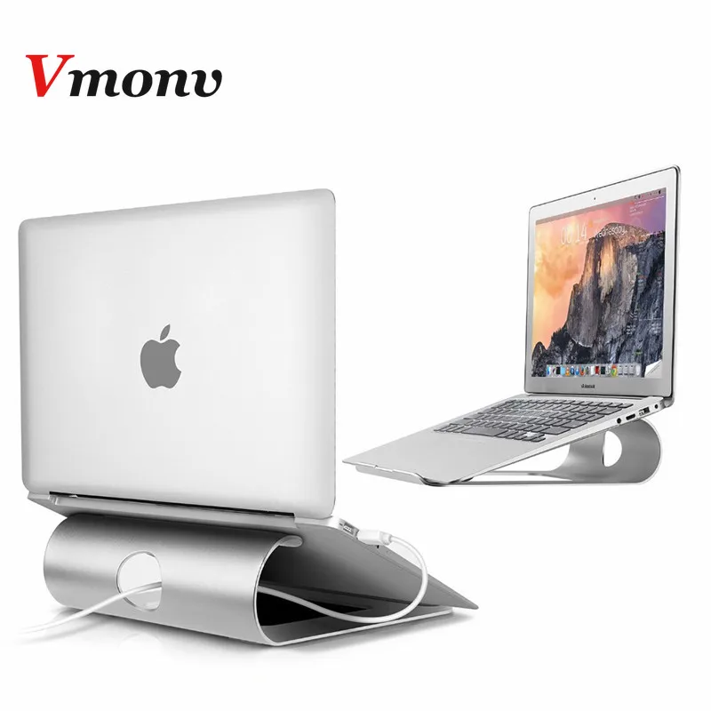 Vmonv алюминиевый держатель для планшета ноутбука Подставка Macbook Air Pro Retina 11 12 13 15