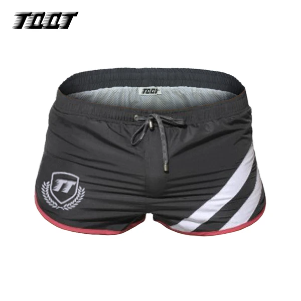 TQQT полосатые шорты-боксеры, быстросохнущие пляжные шорты с принтом, мужские повседневные шорты с внутренней частью Nungwi, мужские бермуды Masculina 6P0602 - Цвет: DARK GREY