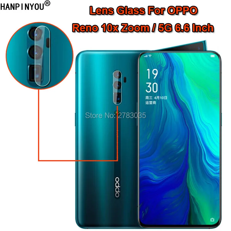 

For OPPO Reno 10x Zoom / 5G Clear Ultra Slim Back Camera Lens Protector Rear Camera Lens Cover Tempered Glass Protection Film