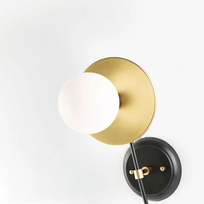 Nordic Post Modern art Wall Lamp Study Bedroom Bedside Lamp Creative Design Corridor Hotel Living Room Decorative Wall Light (13)