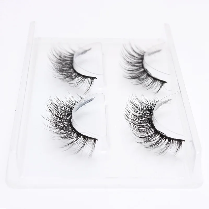 DOCOCER 2 пары natural накладные ресницы eyelashes длинные Макияж 3d Искусственные ресницы для красоты 759