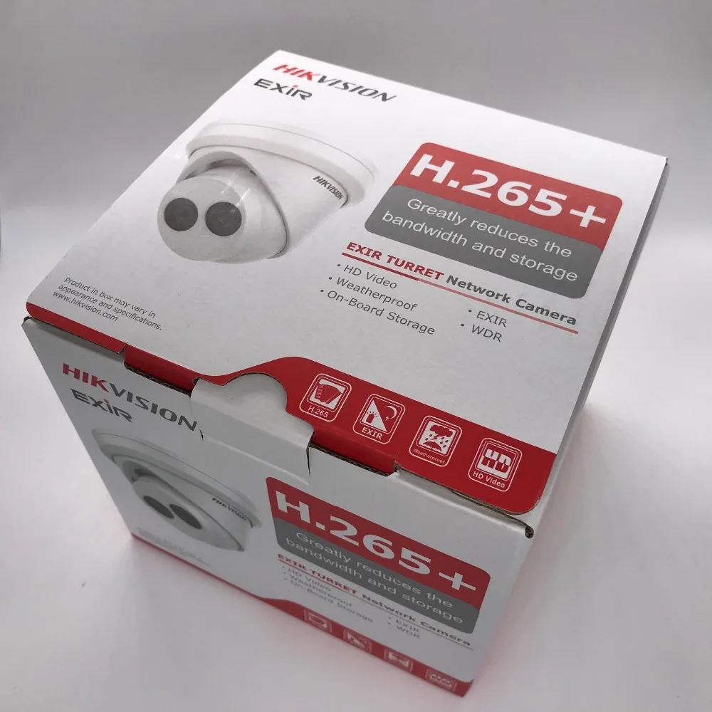 Hikvision 8MP IP Camera DS-2CD2385FWD-I Turret Network  Camera H.265 High Resolution CCTV Camera with SD Card Slot IP67