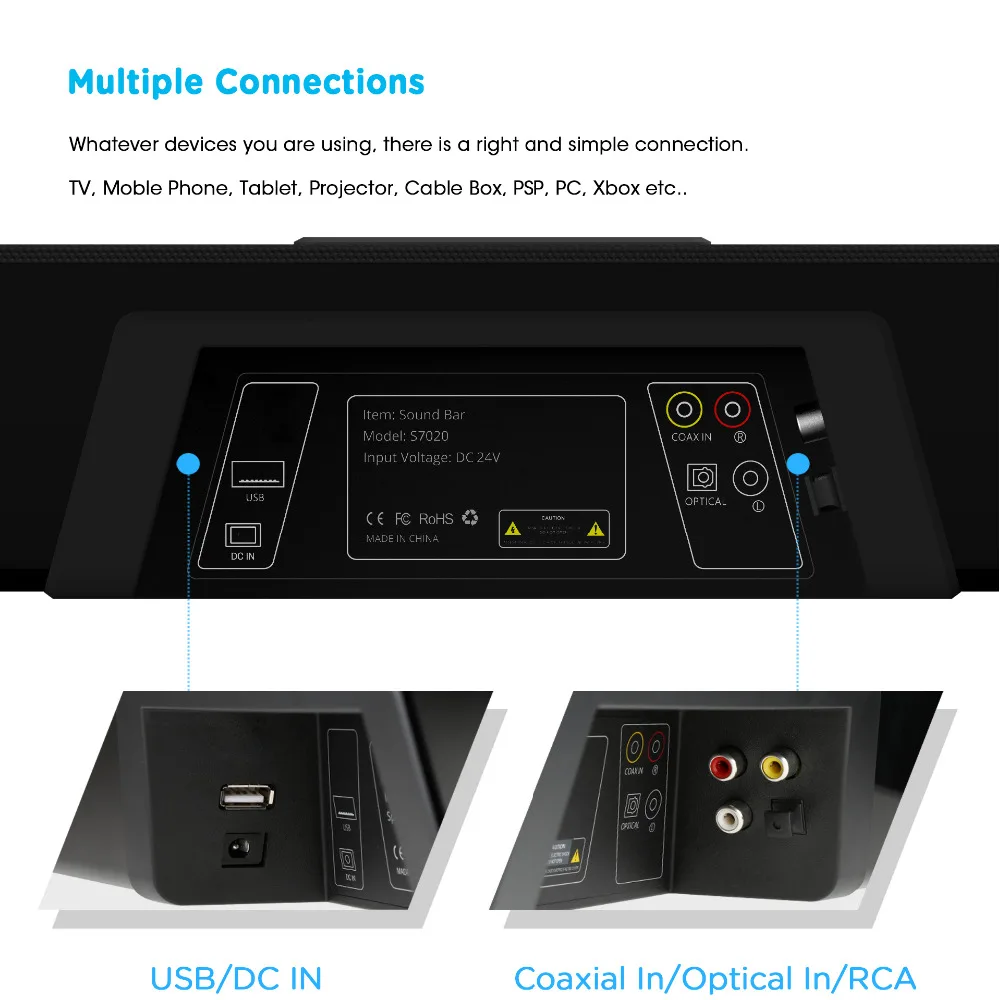 megacra soundbar 7020