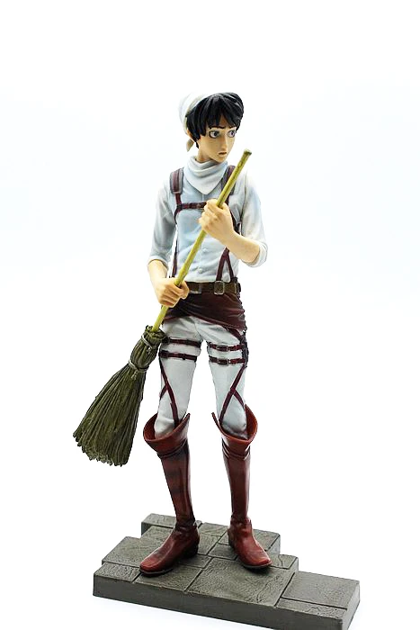 

2019 HOT 16CM Anime Figure Attack on Titan Levi Ackerman PVC Action Figure Collectible Model Doll Toy For Kids 0.5