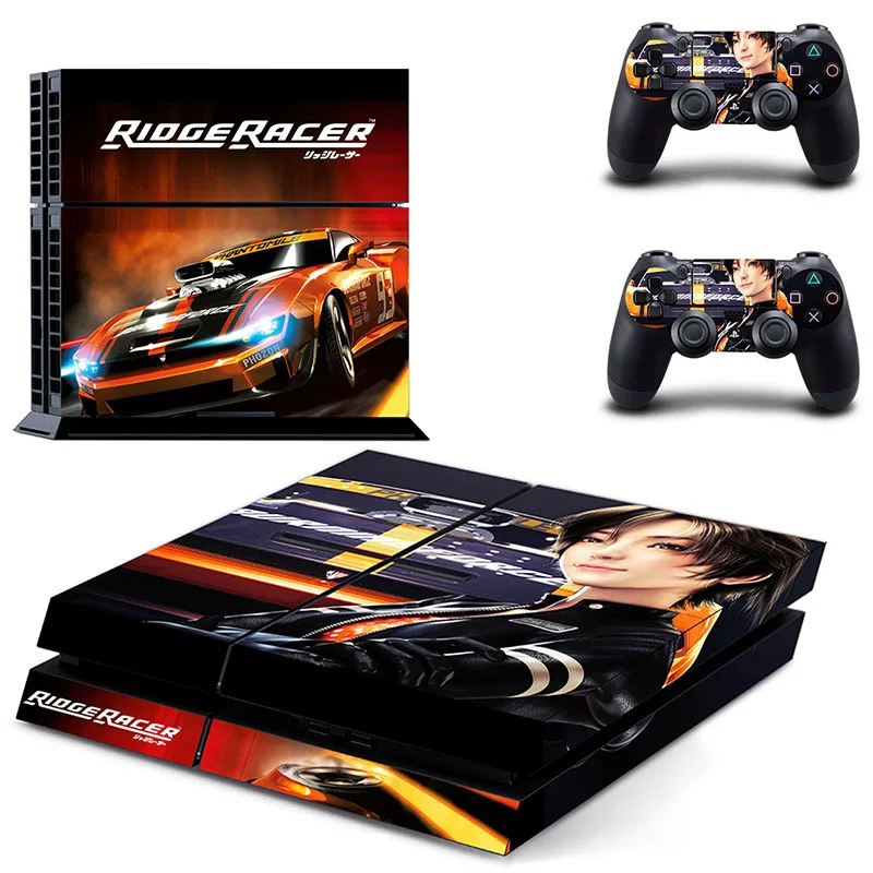 

HOMEREALLY Classic PS4 Skin RIOGE RACER Vinyl Decal PVC Sticker For PS4 PlayStation 4 Console and Controller PS4 Skin Accessory
