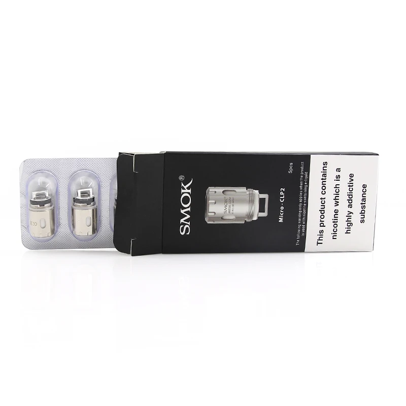 SMOK Micro Clp2 катушка головы 0.3ohm 0.6ohm двухъядерный электронная сигарета атомайзер сопротивление ядро для Micro TFV4 испаритель