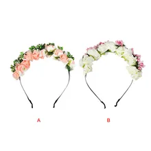 Свадебный ободок для волос Тип ремешка Свадебный венок держатель обруч невесты свадебные украшения корейский стиль 3JU15