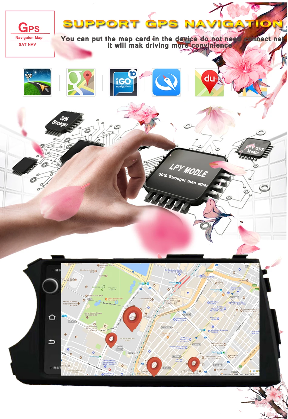 Perfect Octa core Android 9.0 Car DVD GPS Navigation for Ssangyong Actyon Kyron 2005-2013 Car Radio Stereo Wifi 3/4G Audio Video System 5
