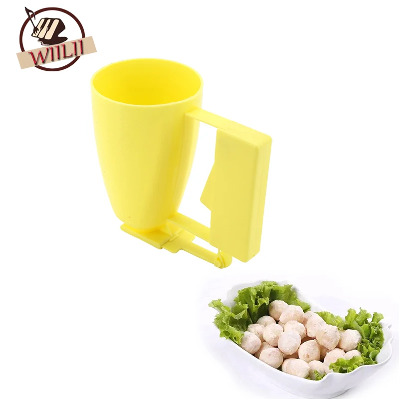 

WIILII Handheld Baking Batter Dispenser For Pancake Meatballs Manual Cupcake Muffin Dough Cream Separator Kitchen Baking Tools