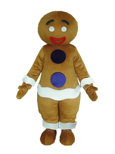 

gingerbread man mascot costume for adult new Christmas gingernut gingersnap theme anime cosplay costumes carnivcal fancy dress