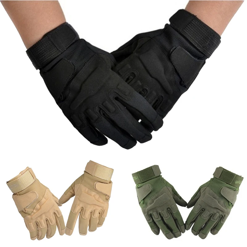 

Men Washable Breathable Soft Full Finger Glove Military Tactical Outdoor Sports Hunting Bike Bicycle Gloves Cycling Equipment