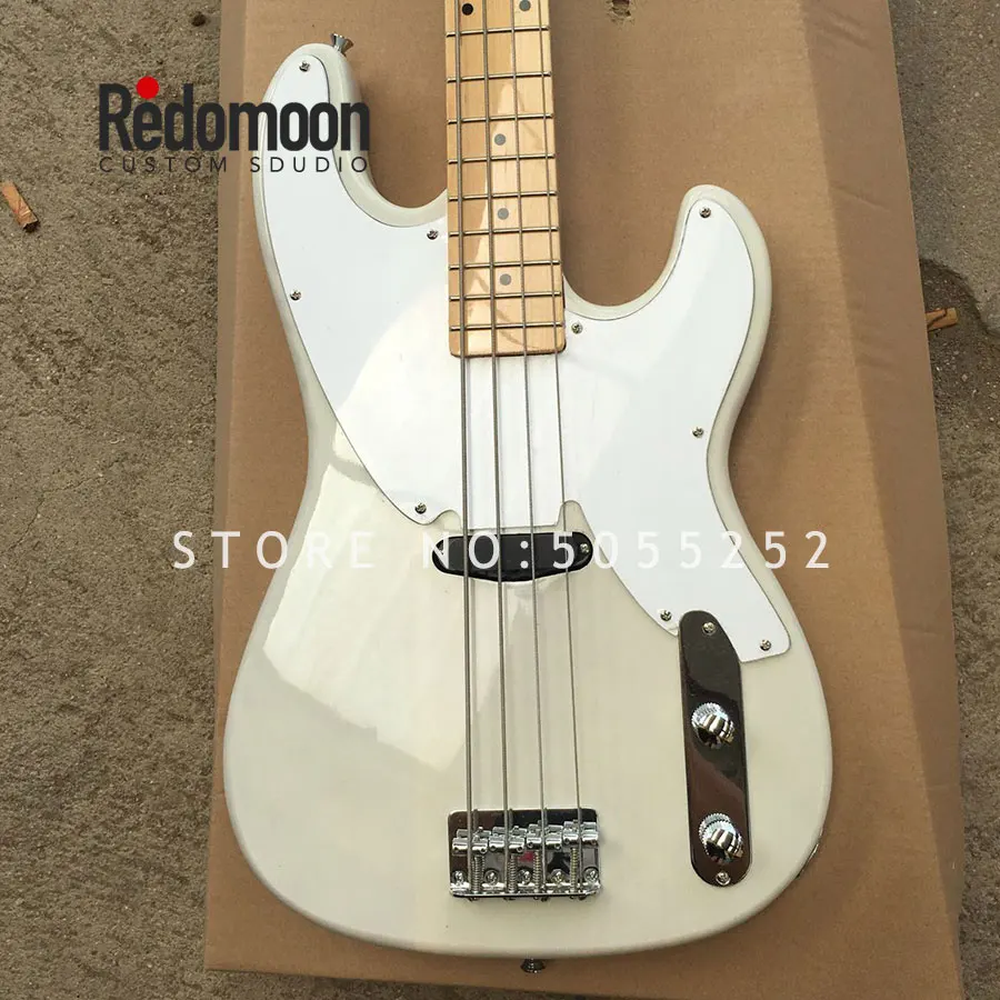 

Factory custom 4 strings TELE bass maple fretboard electric bass guitar custom color musical instrument shop