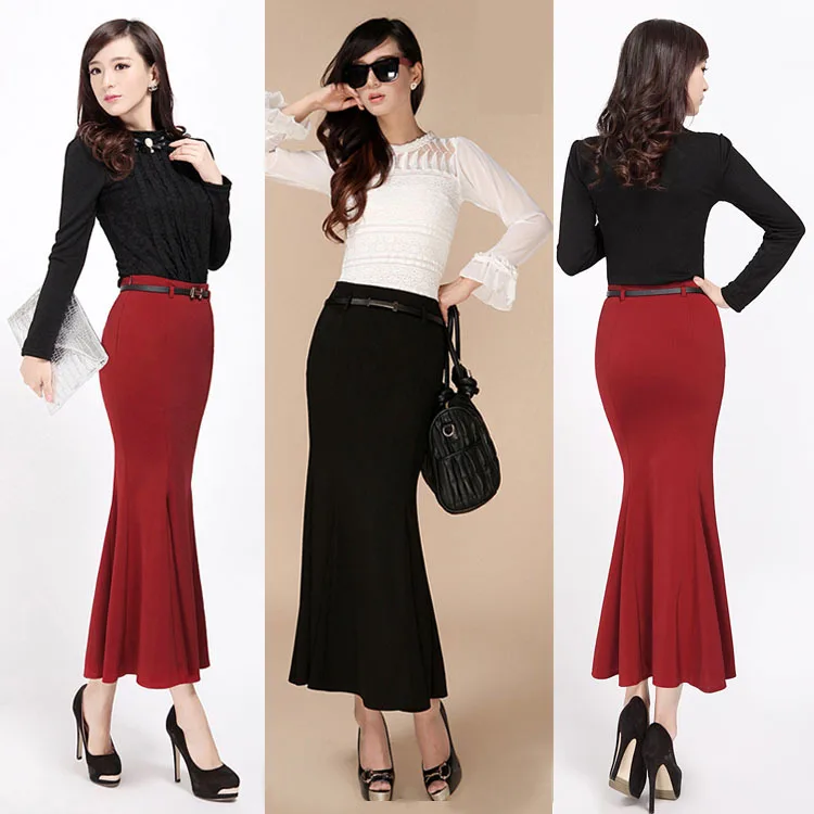 long business skirts