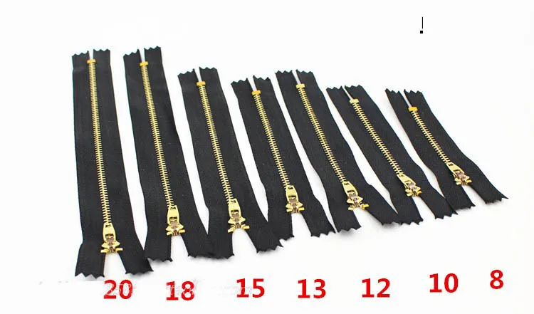 copper metal zipper 4