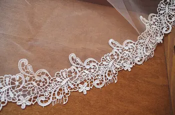 

off white lace trim, bridal lace trim by the yard, DG104B 10yards