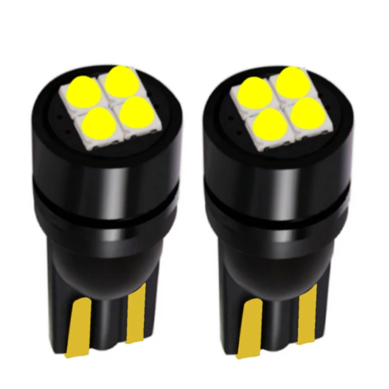 

2PCS New T10 W5W 2825 501 168 Super Bright 3535 LED Car Interior Reading Dome Lights Marker Lamps Auto Wedge License Plate Bulbs