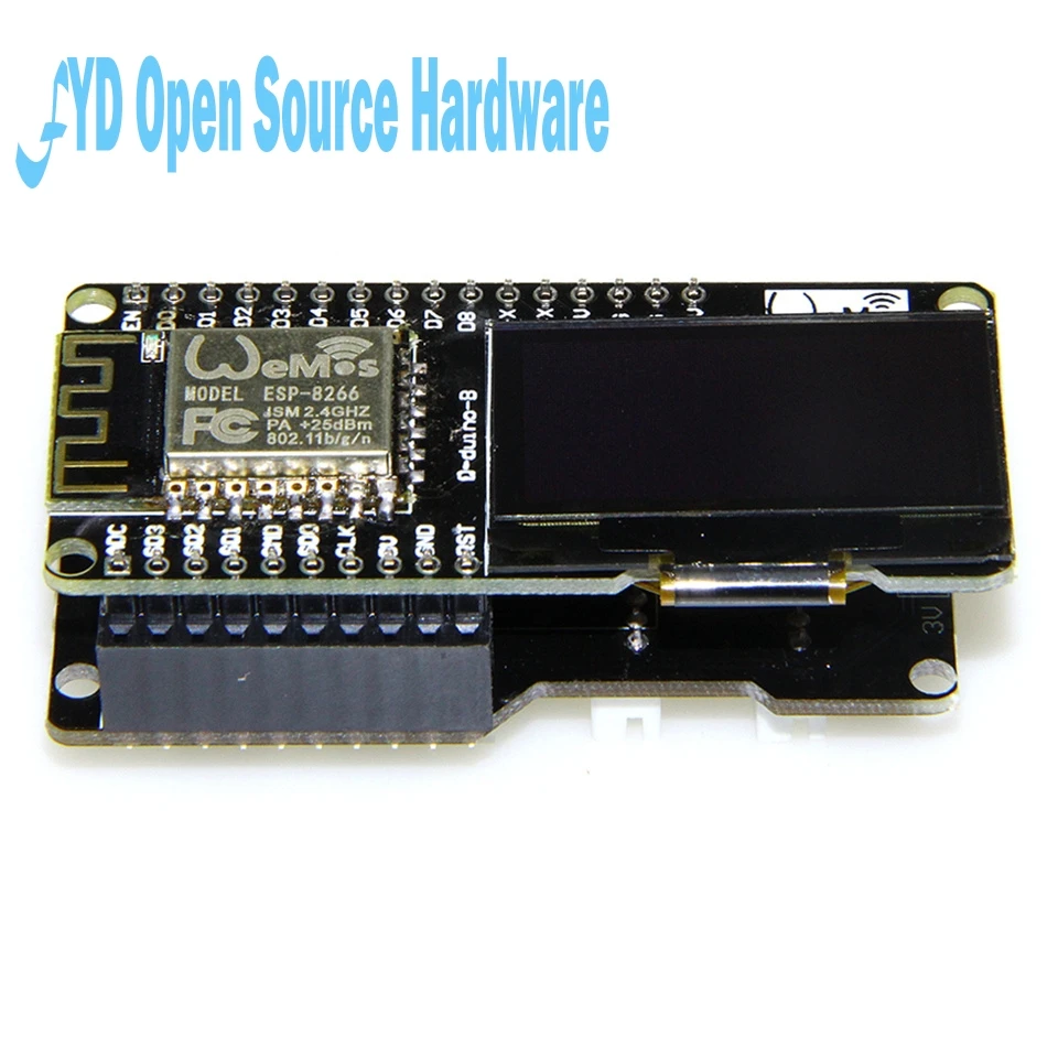 1 шт. обновленная версия NODEMCU Wi-Fi ESP8266 ESP-12F с 3 дюймов OLED | Электронные компоненты и