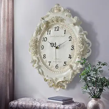 

Free shipping European creative decorative wall clock living room bedroom silent clock hotel restaurant wall charts