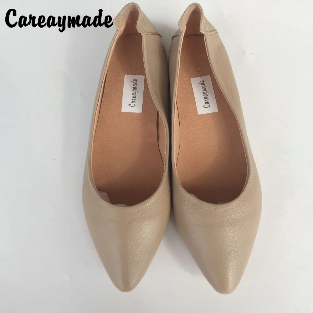 Распродажа Careaymade! Дамские туфли с чистым закрытым носком модные из натуральной