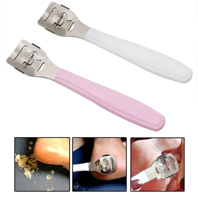 

Professional Foot Care Stainless Steel Callus Corn Hard Skin Remover Foot Rasp Heel File Scrubber Pedicure Nail Care Tool