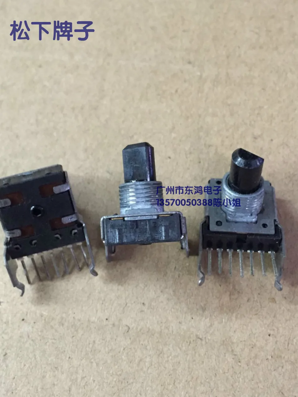 

2PCS/LOT brand RK14 type potentiometer, G100K axis long package thread, 13mm row of 7 feet