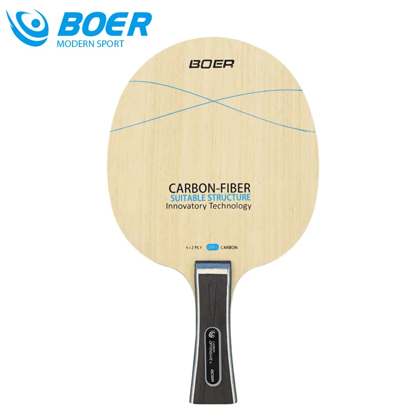 

BOER Enting/ XVT Table Tennis Blade Carbon Pure Wood Comprehensive Training Ping Pong Table Tennis Racket Fast Attack B42
