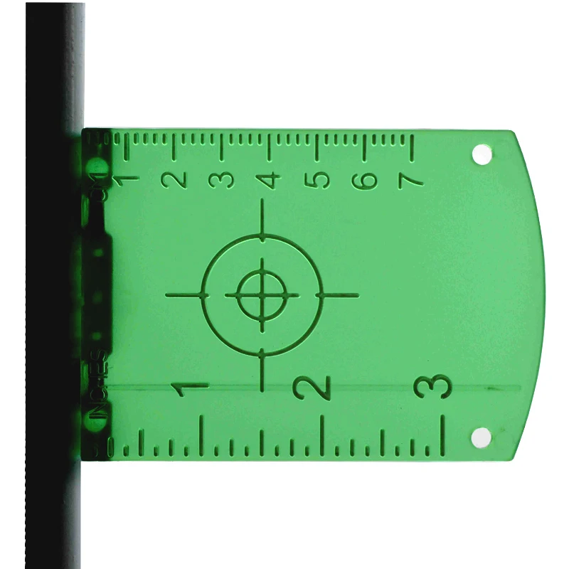 Zokoun зеленый луч Горизонтальные и вертикальные крест лазерные линии Магнитная Лазерная цель пластины