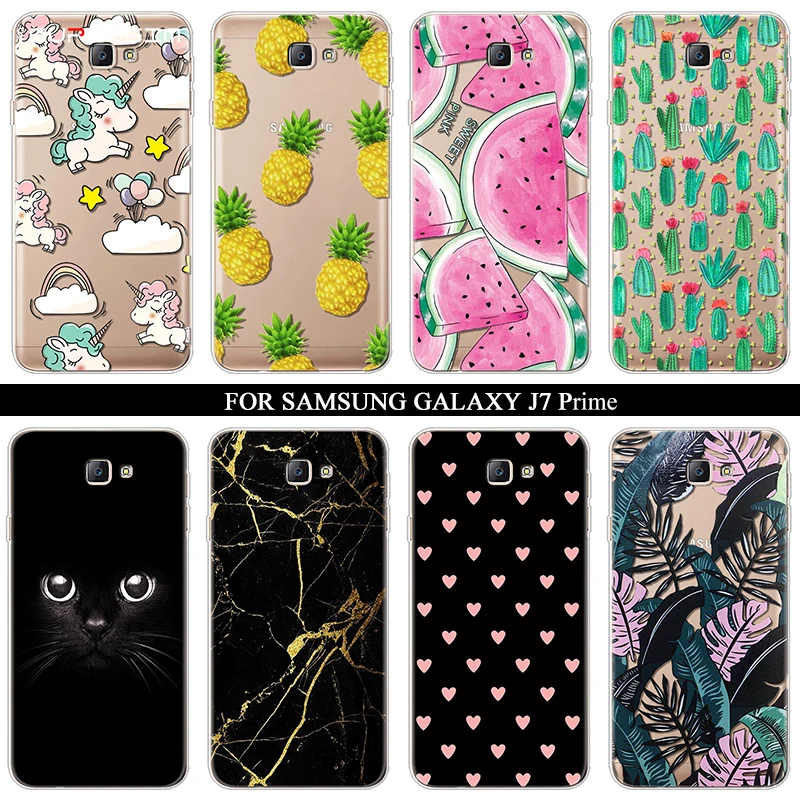 

Cat Soft TPU For Coque Samsung Galaxy J7 Prime Case Silicone Cover For Samsung carcasa J7 Prime Phone Cases For Galaxy J7 Prime