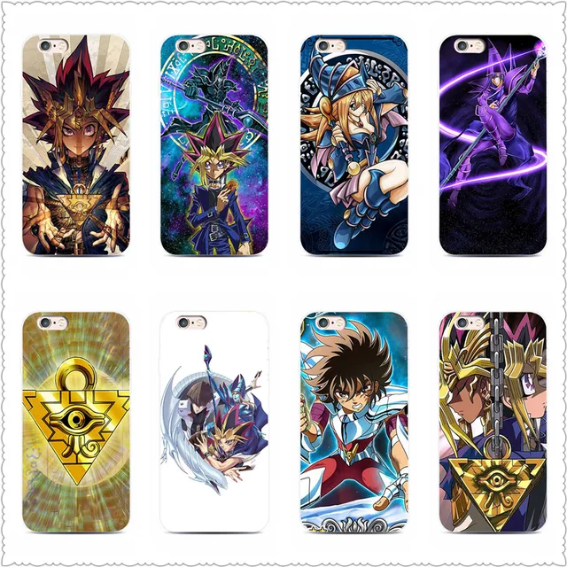 yu gi oh yugioh phone Case For iphone 6 5s X 7 8 Plus Black silicone