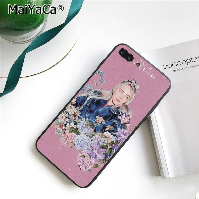 Чехол для телефона MaiYaCa Music Singer Star Billie Eilish для iphone 11 Pro 11Pro Max 8 7 6 6S Plus X XS MAX 5 5S SE XR - Цвет: A4