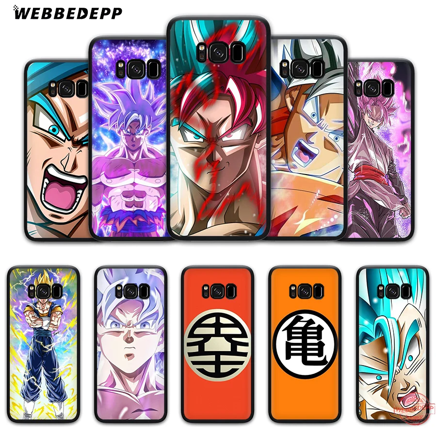 WEBBEDEPP Dragon Ball Z Soft Case for Samsung A6 A7 A8 A9 J6 2018 S6 S7 S8 S9 S10E S20 Ultra Note 8 9 10 Lite Plus | Мобильные