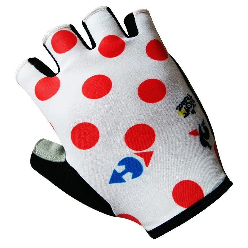 4 Colors Tour de France Bike Gloves Cycling Half Finger Gloves Guantes