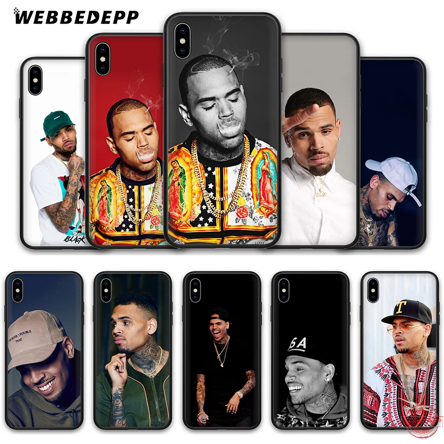 WEBBEDEPP Крис коричневый Breezy Мягкий силиконовый чехол для iPhone 8 7 6S 6 Plus 11 Pro XS Max XR X 5 5S SE