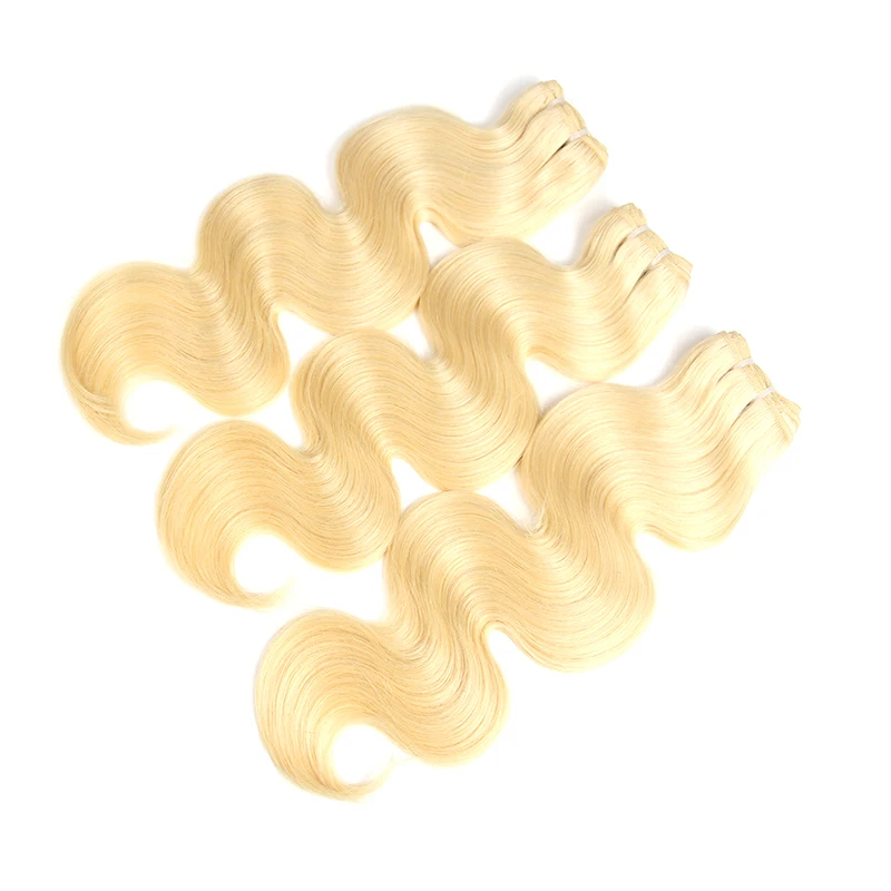  Ali Queen Hair Body Wave Brazilian Virgin Human Hair 1/3/4 Pcs Blonde 613/Natural Black/1b-613 100%