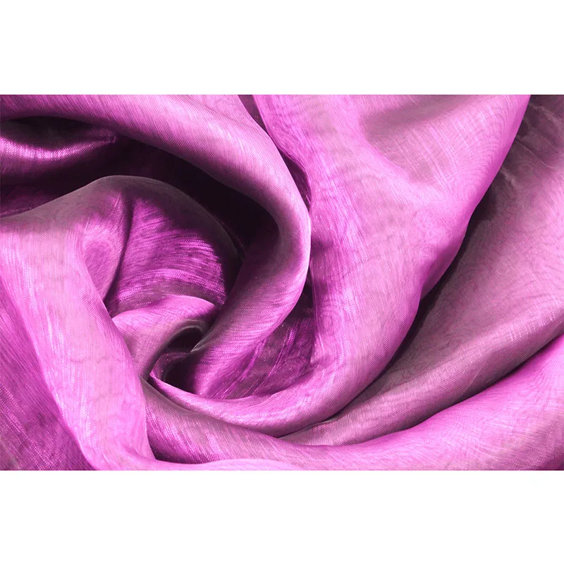 1000 см* 135 см прозрачная органза Swag ткань для мероприятий, вечеринок, свадьбы, дня рождения, встречи украшения для лестничных столов приёма арки дома автомобилей - Цвет: purple