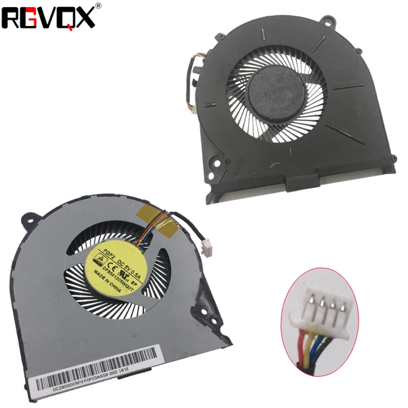 كمبيوتر محمول جديد مروحة تبريد لينوفو IdeaPad Y700-15ACZ Y700-15ISK الأصلي PN: DFS551205WQ0T FGF2 وحدة المعالجة المركزية برودة المبرد استبدال