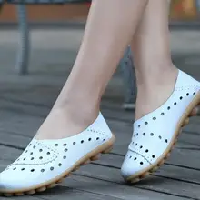 Большие размеры 35-44; женская обувь из натуральной кожи; Новое поступление года; туфли на плоской подошве; женские лоферы на плоской подошве; балетки; повседневная женская обувь