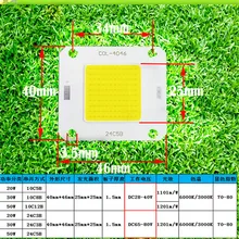 DC integrated COB light face flip 20 w / 30 w / 50 w led lamp bead mining light cast light lamp module ip65 raincoat 10 w 20 w 30 w 50 wled projector lamp light exterior lighting project of flood main 176 264v toughened glass panel