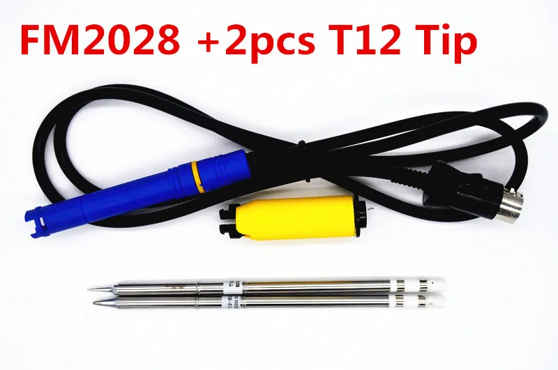 Novfix FM2028 T12 паяльная ручка 8 PIN с Веллер наконечник для HAKKO FX951 электронный припой