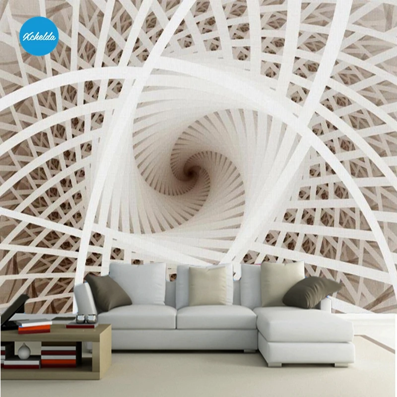 XCHELDA Custom 3D Wallpaper Design Rotate Building Photo Kitchen Bedroom Living Room Wall Murals Papel De Parede Para Quarto XCHELDA Custom 3D Wallpaper Design Rotate Building Photo Kitchen Bedroom Living Room Wall Murals Papel De Parede Para Quarto