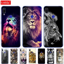 Для Xiaomi Redmi Note 7 чехол силиконовый Redmi Note 7 pro Чехол Fundas Coque Волк тигр, Лев, Леопард медведь животное