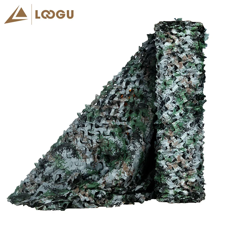 

LOOGU E 1.5M*6M Camouflage Netting Military Tent Hunting Blinds Car Awning Tarp Waterproof Canopy Outdoor Camping red militar