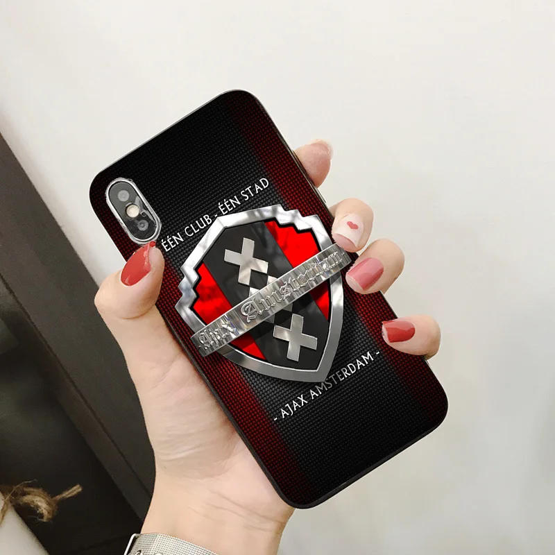 Yinuoda Ajax Team Phone Case Frenkie de Jong For iphone Case Shell DIY Picture Soft TPU Cover X XR XS MAX 7 8 7plus 6 6S 5S SE