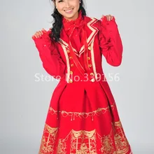 Уникальные модные зимние красные винтажные готические платья Лолиты с принтом высокого качества можно настроить