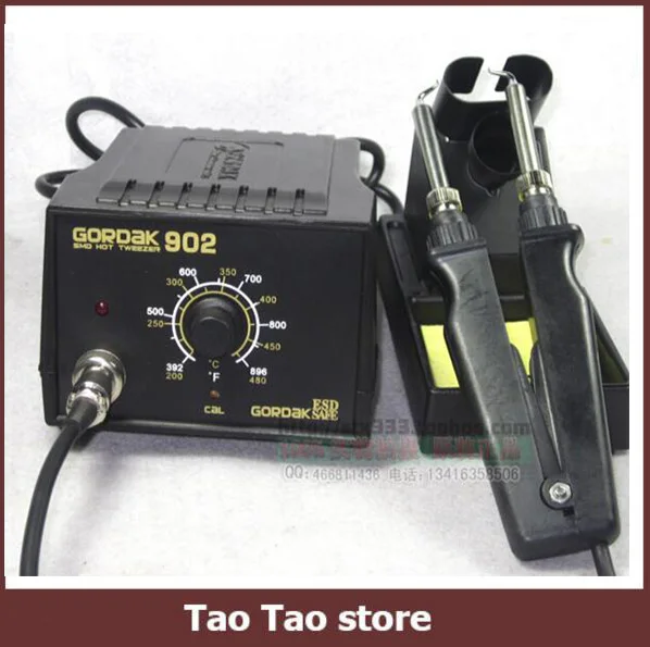 

GORDAK 902 ESD SMD Soldering Tweezer Repair Rework Station Electric heating pliers Constant temperature heating tweezers 220V
