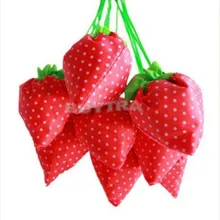 1 шт. Velishy распродажа, милые мультяшная коробка для хранения складная сумка для шопинга, складывающаяся в форму клубники несколько цветов
