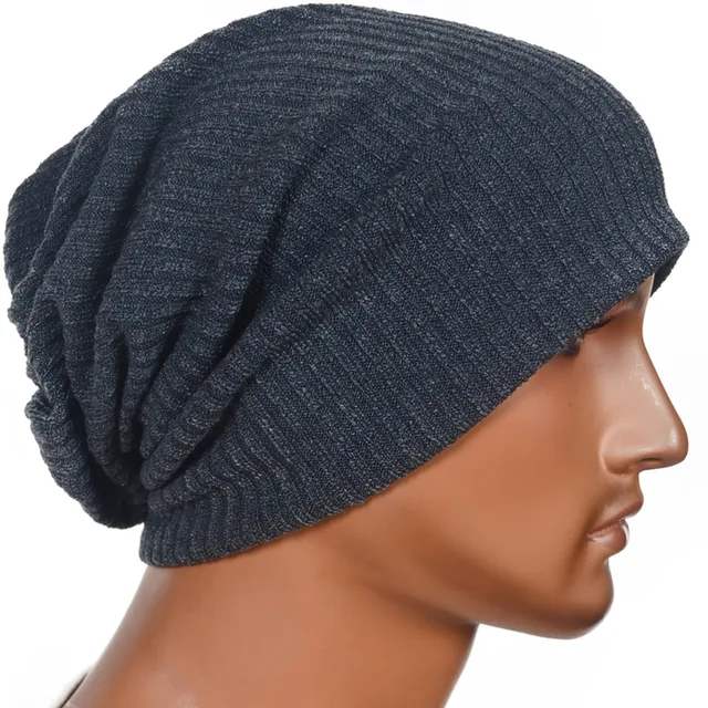Mens Slouchy Beanie Skullcap Large Lined Hat Toweling Cap FORBUSITEin