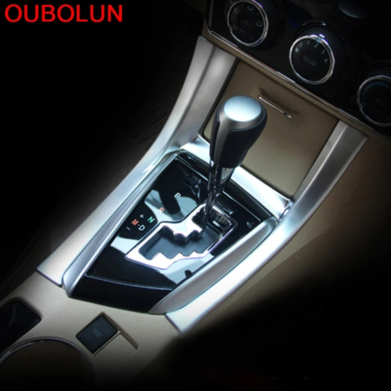 Interior Car Gear Shift Panel Cover Trim Fit For Toyota Corolla 2014